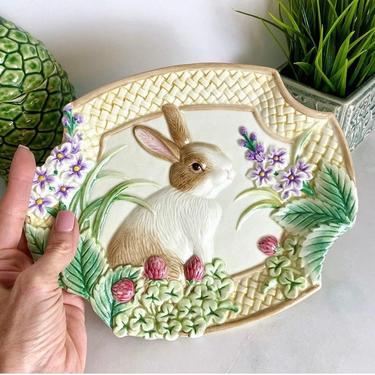 Fitz and Floyd Bunny Rabbit Plate 