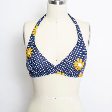 1970s Floral Polka Dot Bikini