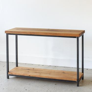 Stoic Reclaimed Wood Console Table / Lower Shelf 