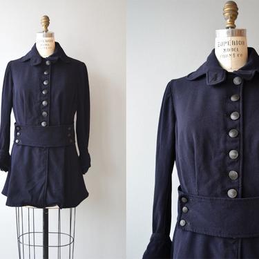 Edwardian wool jacket | 1910s walking jacket | gabardine wool Edwardian coat 