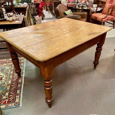 Antique French Provincial Farm Kitchen Country Table Desk Island | c. 1875
