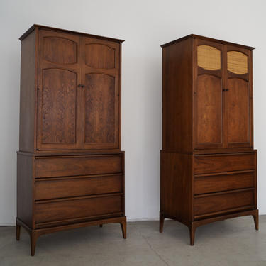 Stunning Mid-century Modern Dressers / Armoire by Lane Furniture Rhythm Series - Two Available! 