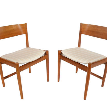 Arne Vodder Teak 6 Dining Chairs made by Sibast Denmark c 1960 