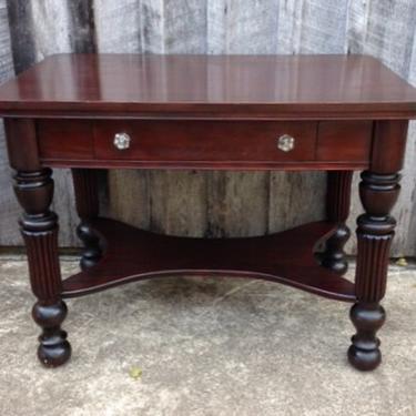 Victorian Console Table - one drawer, one shelf. Fabulous in an entryway! 38