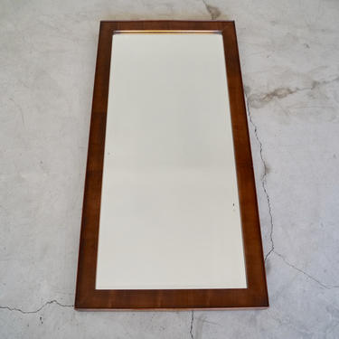 Mid-century Modern Walnut Beveled Mirror in Showroom Condition! 