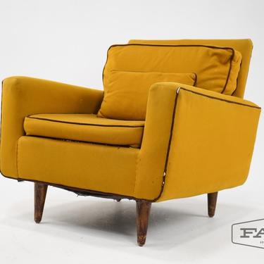 Mustard Colored Lounge Chair