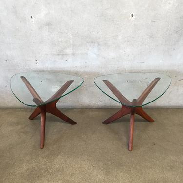 Pair of Walnut Adrian Pearsall Jack End Tables