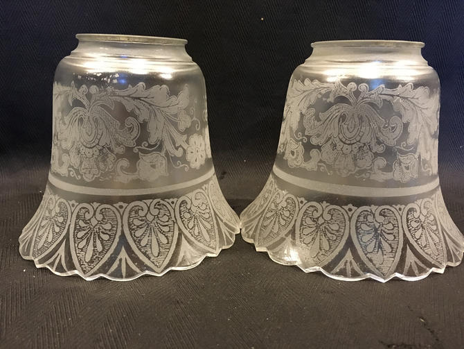 Details about   2 1/4 Fitter Vintage Frosted Glass Lamp Shade  New Old Stock 