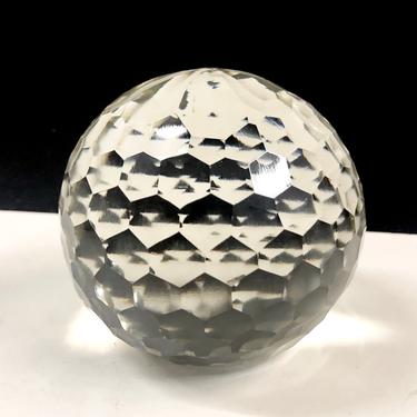 Eye Popping Multi-Faceted Art Glass Paperweight 