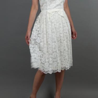 Vintage 1960 Little White Dress