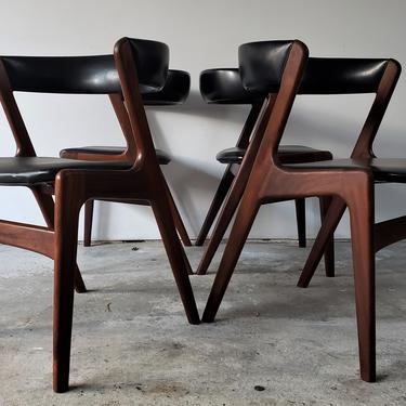 Kai Kristiansen Teak Dining Chairs S/4 