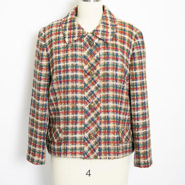 1960s Jacket Tweed Wool Cropped Mod Small 