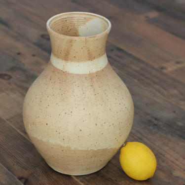 Yellow Vase | Wheel Thrown | Handmade by CeramicsByCameron