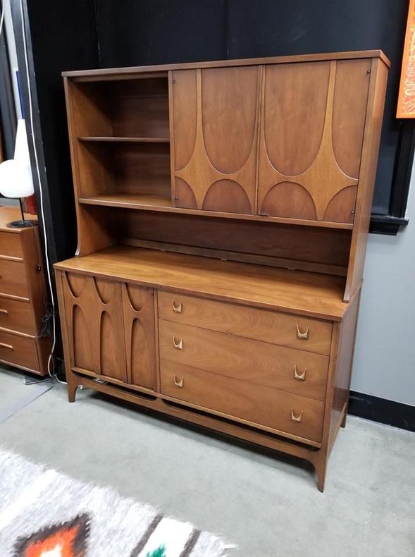 Mid-Century Modern wall unit from the Brasilia collection by Broyhill
