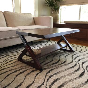 Modern Coffee Table / living room Table / Handmade / office sofa table / steel wood table / industrial rustic / contemporary coffee 