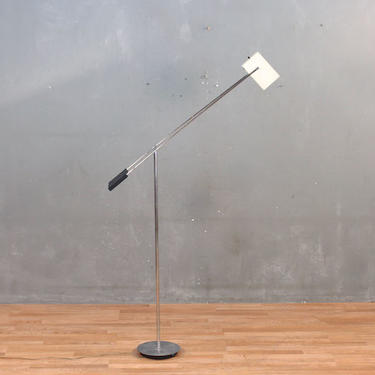 Mod Chrome Balance Arm Floor Lamp