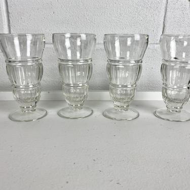 Group of Four Vintage Soda Fountain-Ice Cream Cups