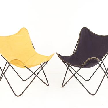 Knoll Mid Century Butterfly Lounge Chair - A Pair - mcm 