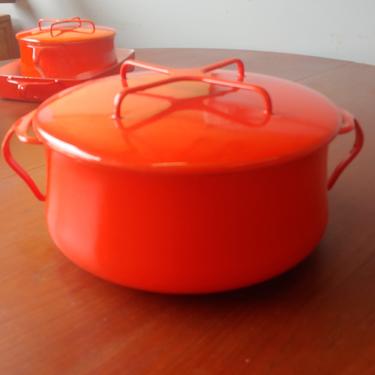 Vintage Red Dansk Kobenstyle Dutch Oven Designed by Jens Quistgaard 