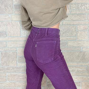 70's Levi's 646 Corduroy Bell Bottom Pants / Size 30 31 