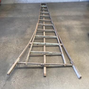 Vintage Wood Orchard Ladder