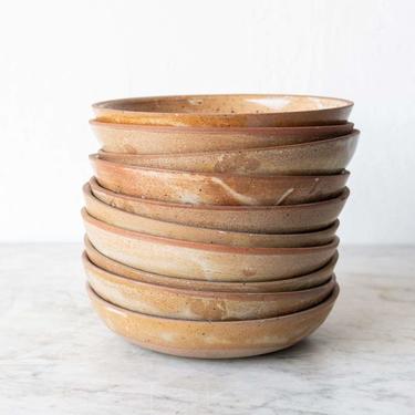 Vintage Stoneware Shallow Bowl