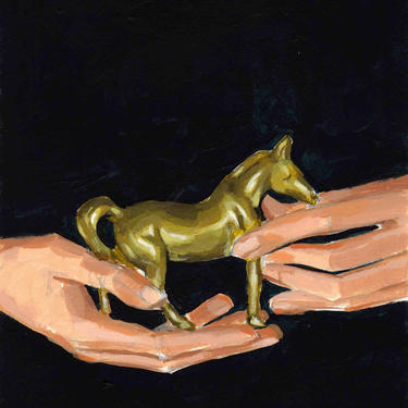 Tiny Pony . giclee art print available in all sizes 