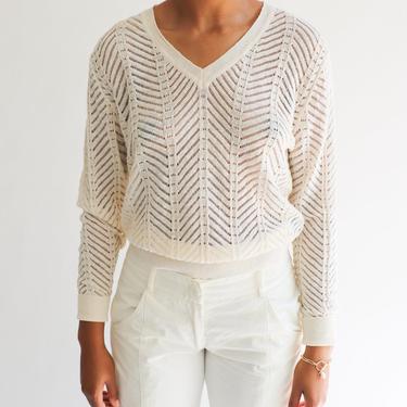 Isabel Marant Chevron Knit Sweater, Size 40
