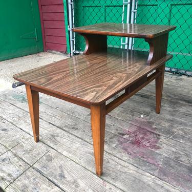 Mid century step table by Lane Furniture