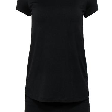 Susana Monaco - Black Short Sleeve Layered T-Shirt Dress Sz XS