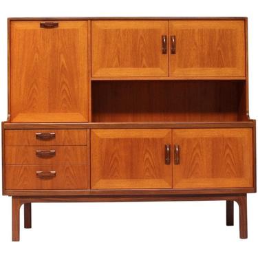 Free Shipping Within Continental US - Vintage Mid Century Modern Credenza Bar Cabinet Sideboard 