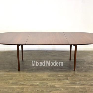Solid Walnut MCM Extendable Dining Table 