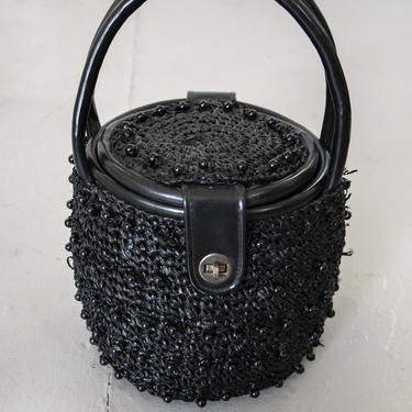 1960s Purse Embellished Roung Bag 