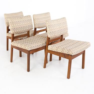 Jens Risom Mid Century Dining Side Chairs - Set of 4 - mcm 