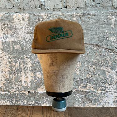 Vintage Dekalb Seeds K-Products Snapback Farm Hat 