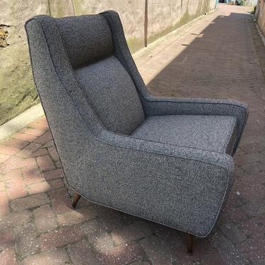 Upholstered High Back Lounge Chair