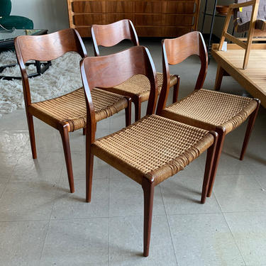 HA-19083 Set of Four Moller Chairs