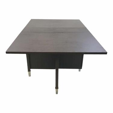 Caracole Modern Taupe Wood Just When You Need It Taupe Wood Drop Leaf Dining Table