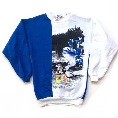 Vintage 90’s KIDS Skater Mickey Mouse Graphic Sweatshirt Sz M 