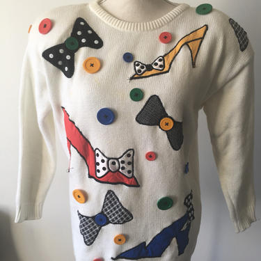 I.B. Diffusion Embellished Cotton Sweater 