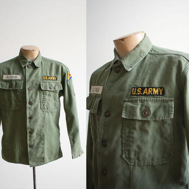 Vintage US Army Field Jacket / Vintage Army Jacket Small / Vintage Olive Drab US Army Jacket / Vintage Vietnam Era Jacket / Vintage Military 