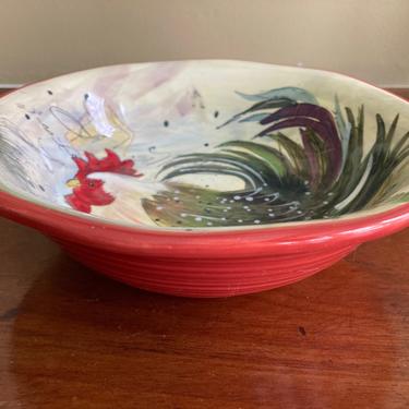 Susan Winglet Individual Pasta Bowl Le Rooster 