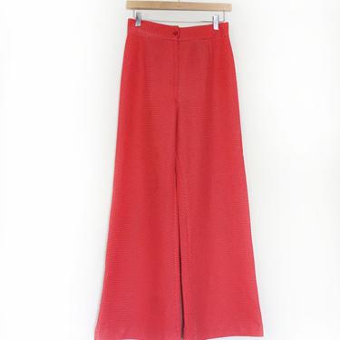 Red Dot 70s Flare Pants 