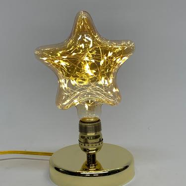 ONE Christmas STAR shaped Glass Light Bulb, free shipping, LED 