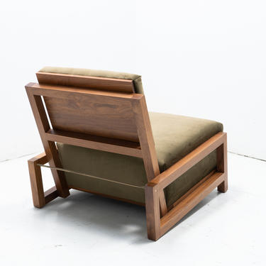 Mid Century Modern Danish Walnut Accent Chair 