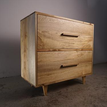 Parker Filing Cabinet, Mid-Century Modern File Cabinet, Modern Filing Drawers, Wood File Cabinet (Shown in Myrtle) 