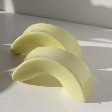 Modern Yellow Arch Salt and Pepper Shakers 