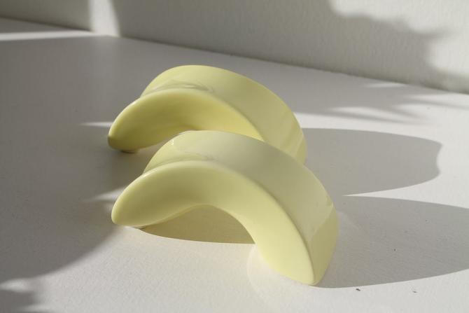 Modern Yellow Arch Salt and Pepper Shakers 