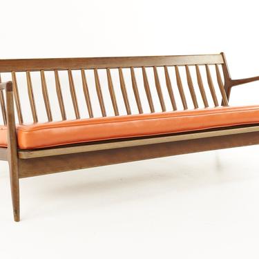 Kofod Larsen for Selig Mid Century Danish Walnut 3 Seater Sofa - mcm 