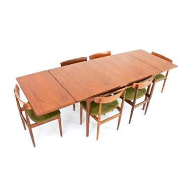 Mid Century Dining Table and 6 chairs by Kofod Larsen for G Plan 